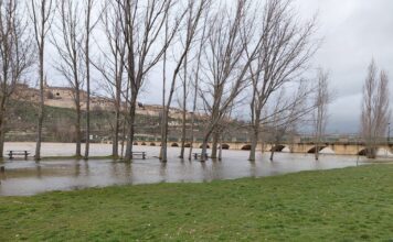 Inundaciones en el entorno del embalse de Linares