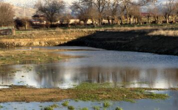 Inundaciones futuro campo de fútbol