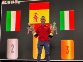 Sergio de Diego en la European Cup de Athenas de Kickboxing