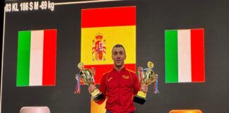 Sergio de Diego en la European Cup de Athenas de Kickboxing