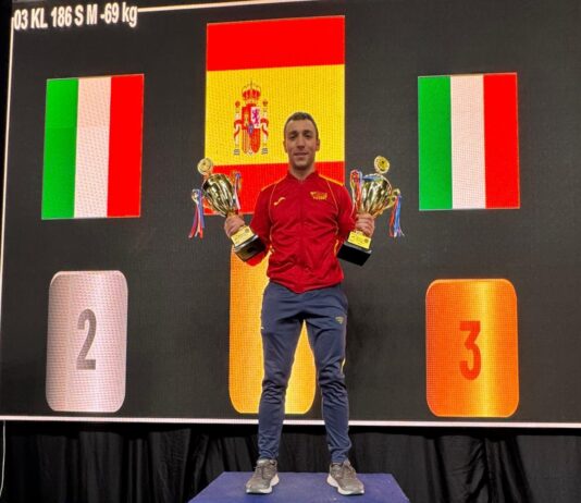 Sergio de Diego en la European Cup de Athenas de Kickboxing