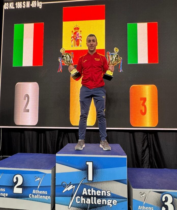 Sergio de Diego en la European Cup de Athenas de Kickboxing