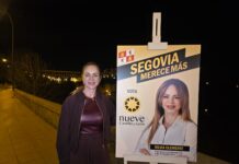 Silvia Clemente arranca la campaña electoral en Segovia