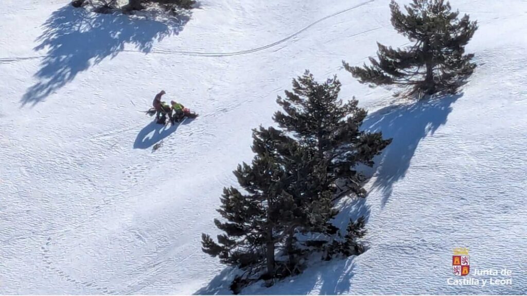 rescatado un montañero en pico Peñalara