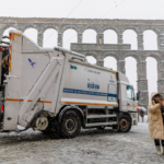 Nieve en Segovia Capital