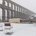 Nieve en Segovia Capital