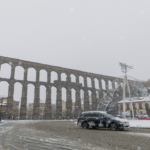 Nieve en Segovia Capital