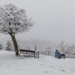 Nieve en Segovia Capital