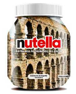Acueducto en los tarros de Nutella