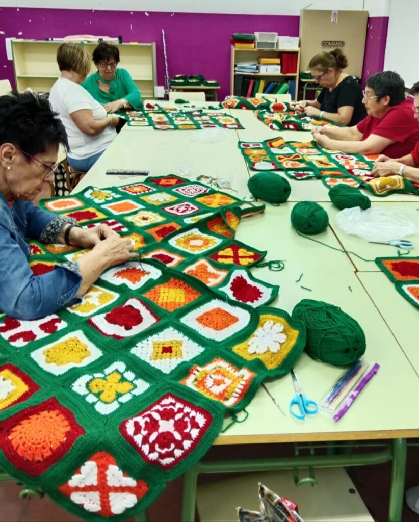 Elaboración árbol Navidad Martín Muñoz