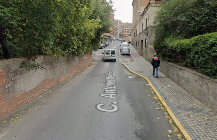 Calle Antonio Machado Img Google Maps Corte de tráfico Antonio Machado