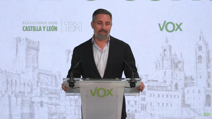 Captura de pantalla rueda de prensa Abascal 15M