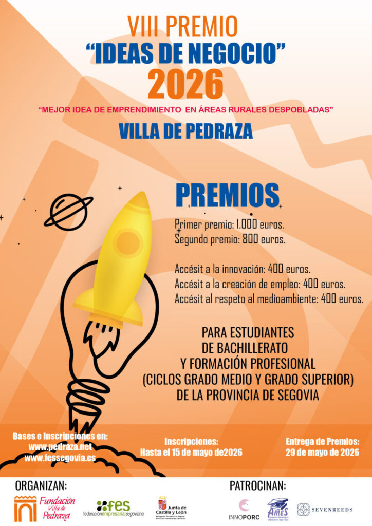 Cartel Concurso Ideas Negocio 2026