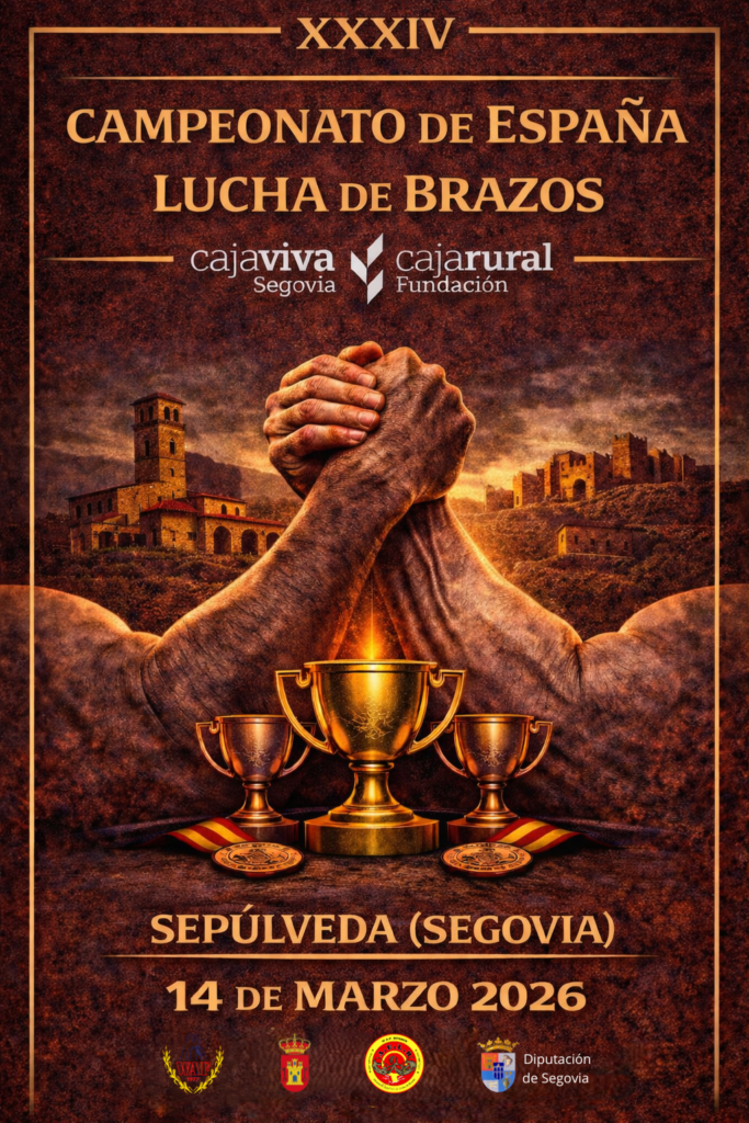 Cartel campeonato lucha de brazos Sepúlveda