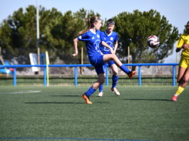 El derbi de fútbol femenino culmina con la caída del Cuéllar ante el Quintanar Partido Fútbol femenino Cuéllar contra Quintanar