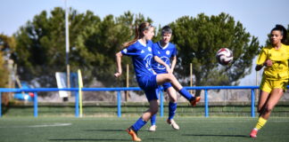 El derbi de fútbol femenino culmina con la caída del Cuéllar ante el Quintanar Partido Fútbol femenino Cuéllar contra Quintanar