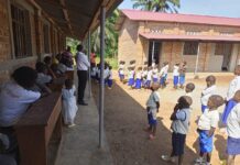 Donación Mirmidones escuela el Congo