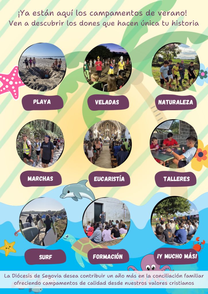 Campamentos verano EDETIL Diócesis de Segovia