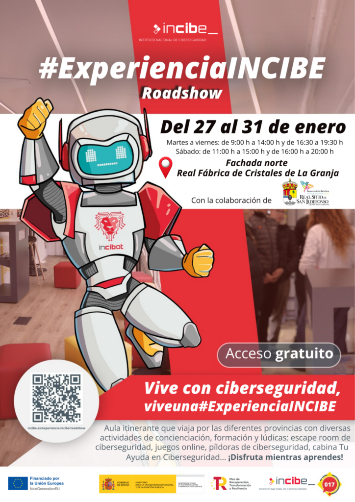Cartel experiencia INCIBE