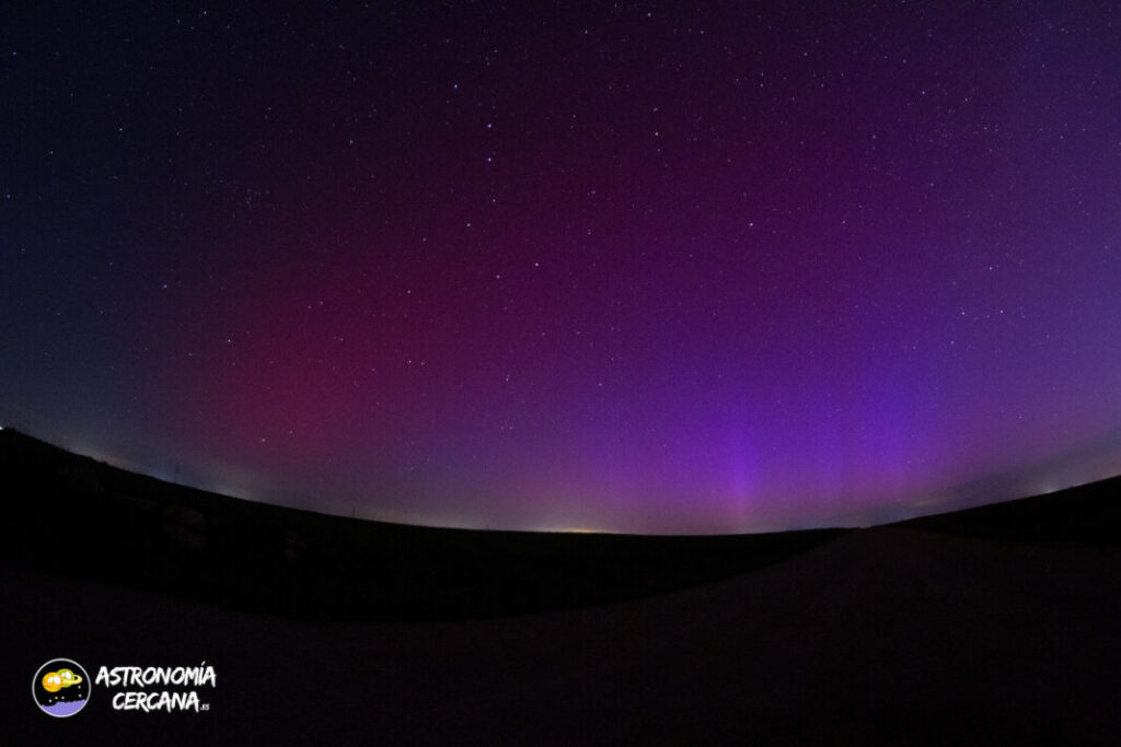 Auroras boreales en Segovia