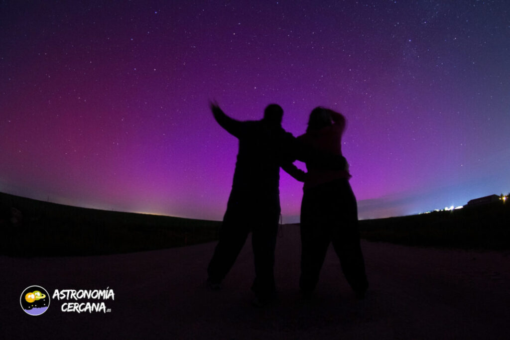 Auroras boreales en Segovia