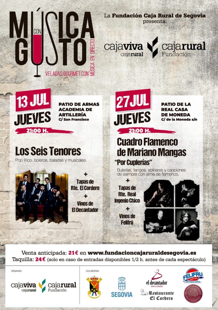 Vuelve 'Música con Gusto' a Segovia