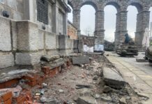 Obras fuente Santa Columba