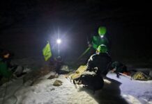 Senderistas rescatados Pico de Dos Hermanas en el Real Sitio de San Ildefonso