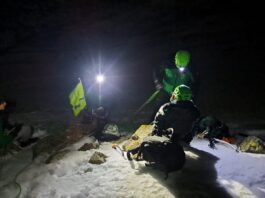 Senderistas rescatados Pico de Dos Hermanas en el Real Sitio de San Ildefonso