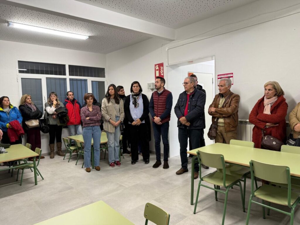 Inauguración del comedor escolar del colegio público de Navas de Oro