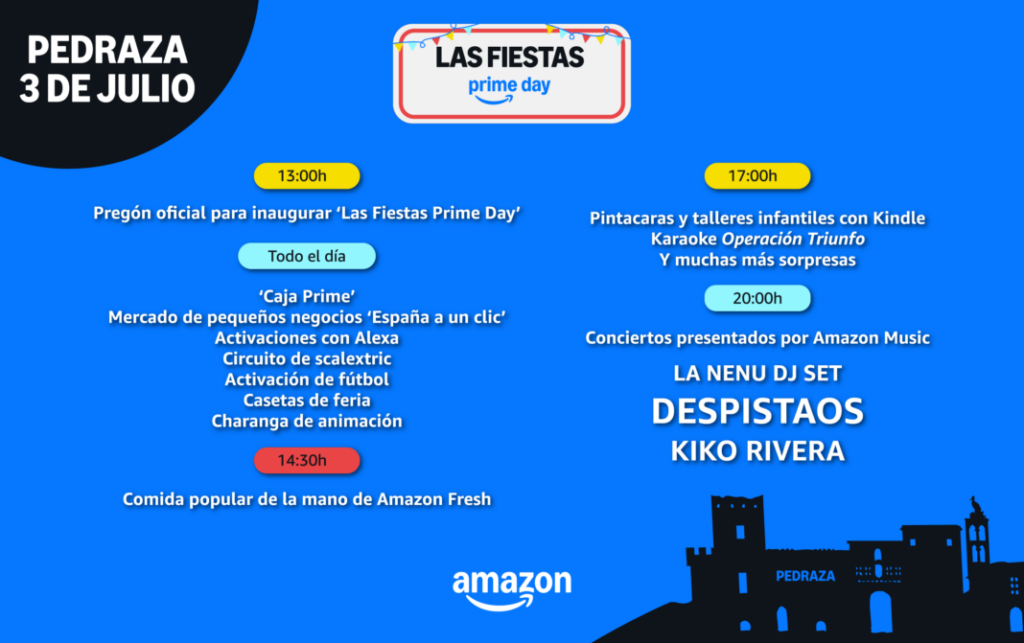 Amazon celebra 'Las Fiestas Prime Day'