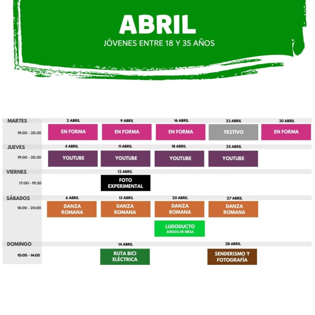 30 actividades para jóvenes en Segovia