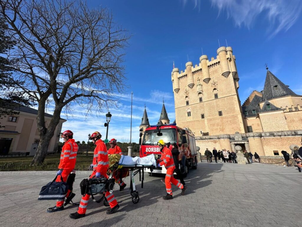 Sofocado el fuego en el Alcázar de Segovia