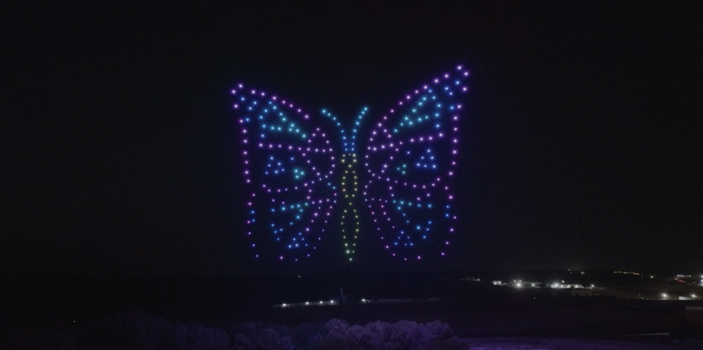 Fantasía de drones en Segovia