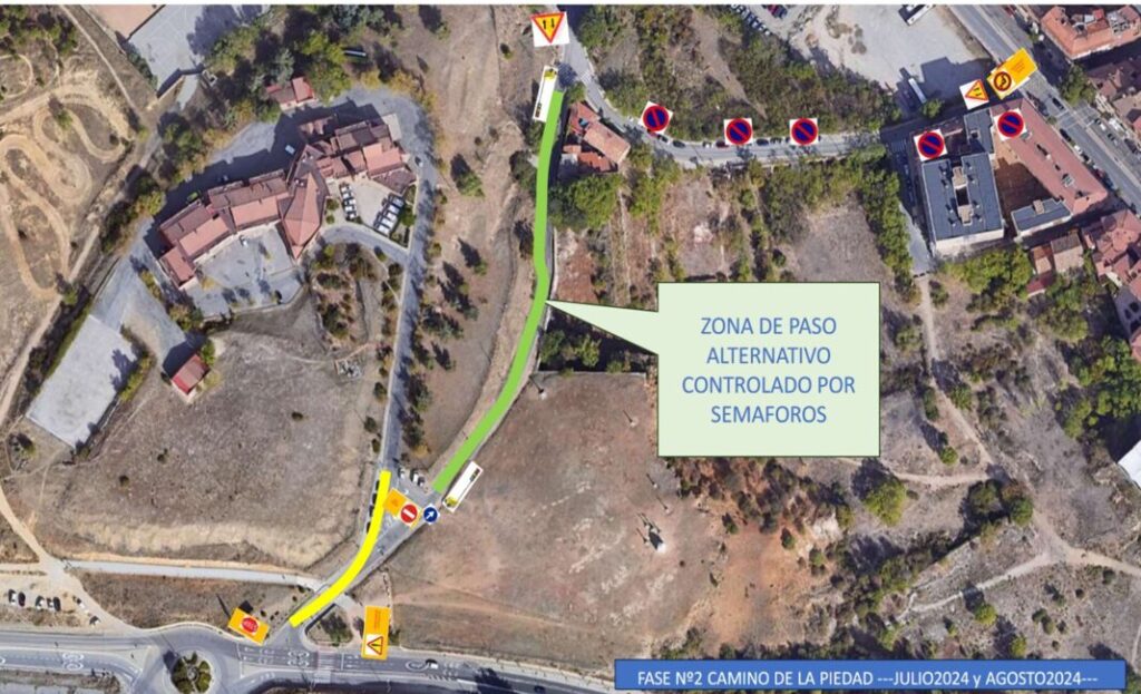 cambios para llegar al Hospital de Segovia