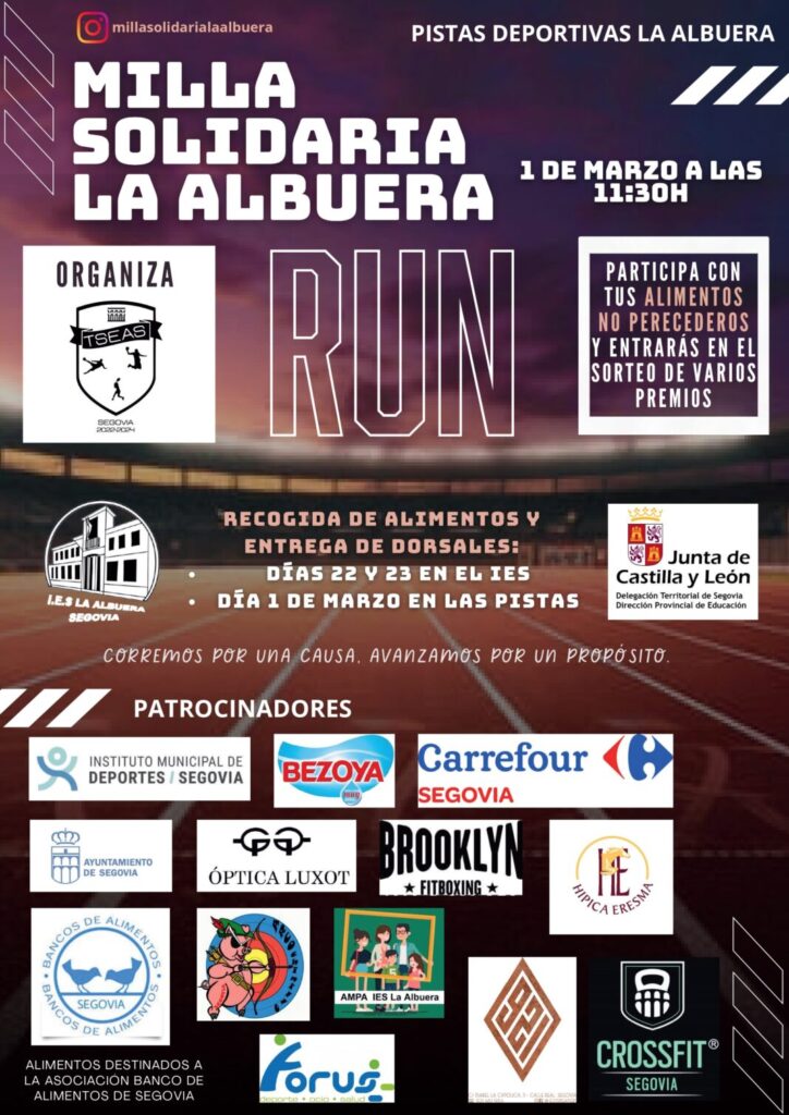 Milla solidaria por Alimentos de Segovia