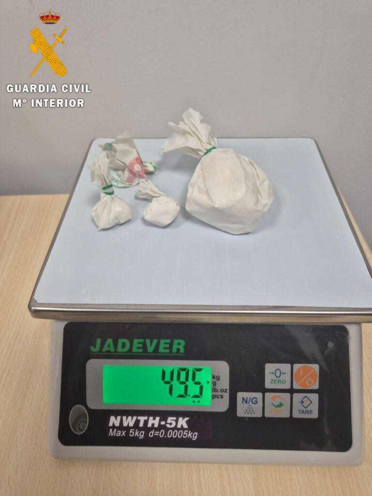 Detenido con cocaína en roca
