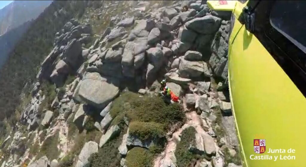 Rescatado un senderista en Segovia