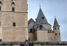 Simulacro de incendio en el Alcázar de Segovia