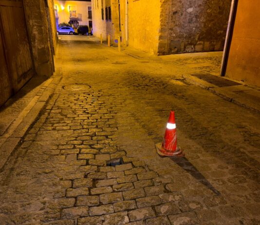 Corte de tráfico en la calle Eulogio Martín Higuera Corte de tráfico calle Eulogio Martín Higuera