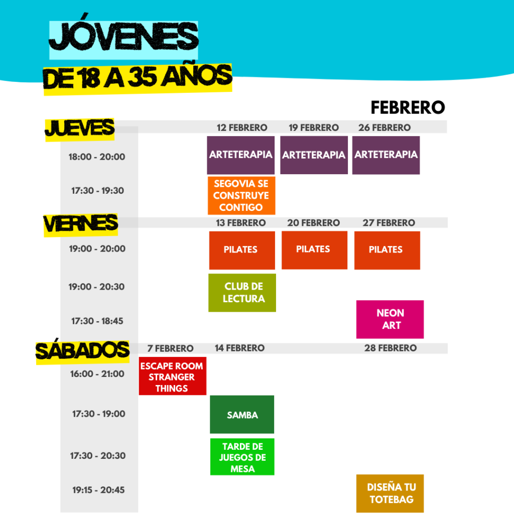 Programa Segovia Joven +18