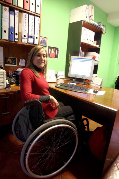 Gema Requejo, administrativa de la Fundación ASPAYM Castilla y León