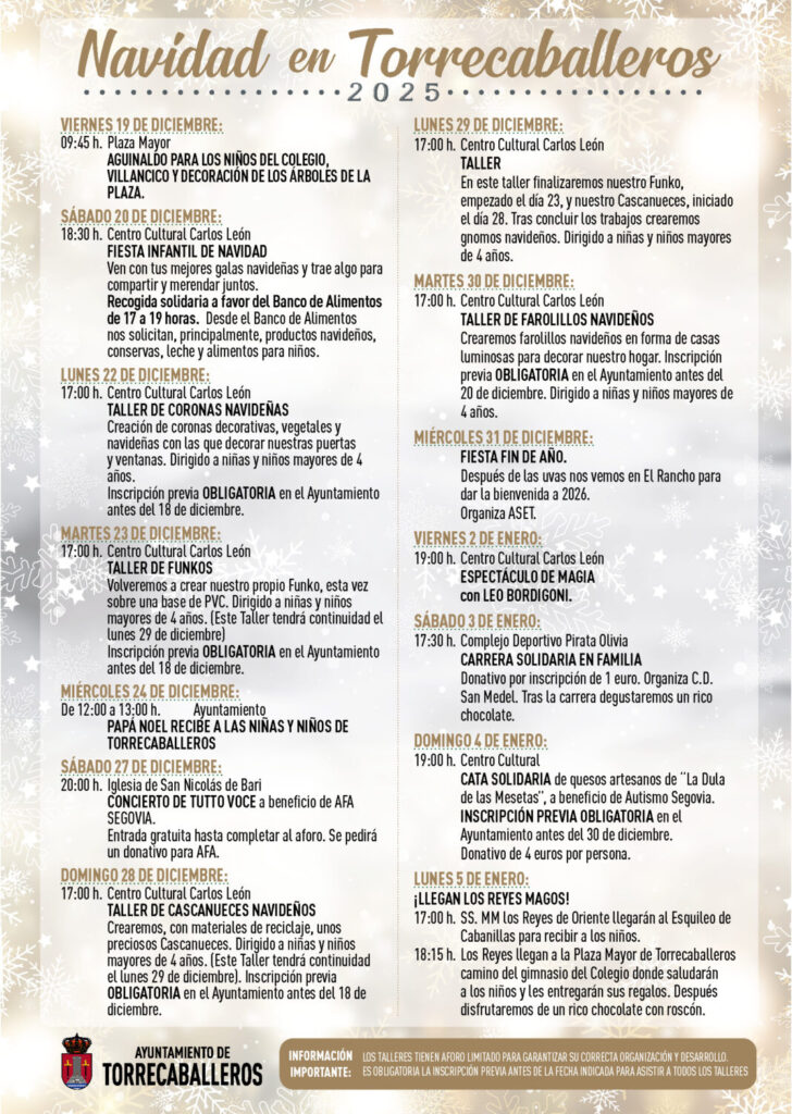 Programa Navidad Torrecaballeros