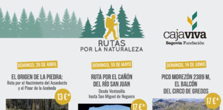 Paseos por la naturaleza Nordic Walking Fundación Caja Rural de Segovia