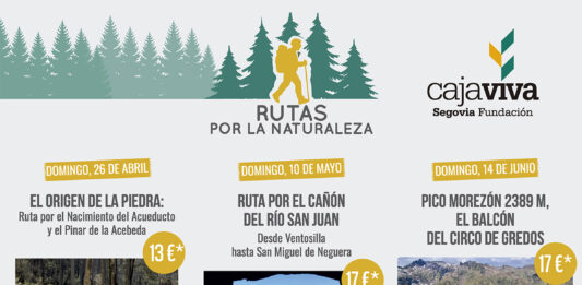 Paseos por la naturaleza Nordic Walking Fundación Caja Rural de Segovia