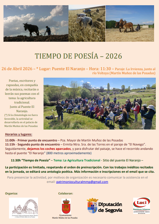 Cartel Tiempo de Poesía