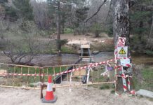 Cerrado el Puente de “El Parque” en las Pesquerías
