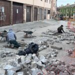 Adoquín reutilizado para la calle Taray de Segovia