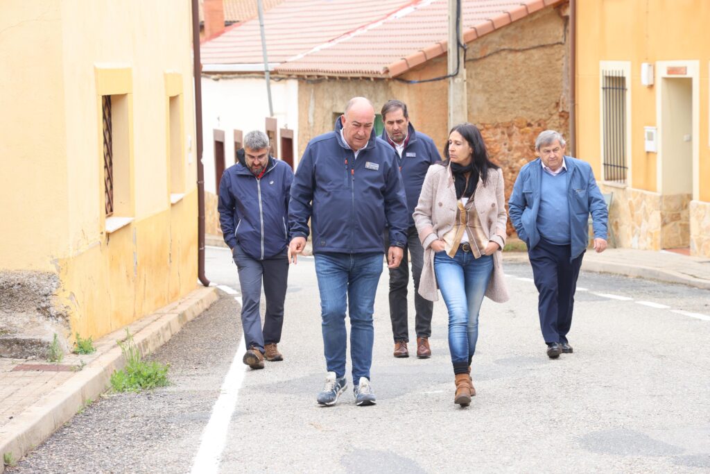 Visita municipio Ayllón por parte de la Diputación de Segovia