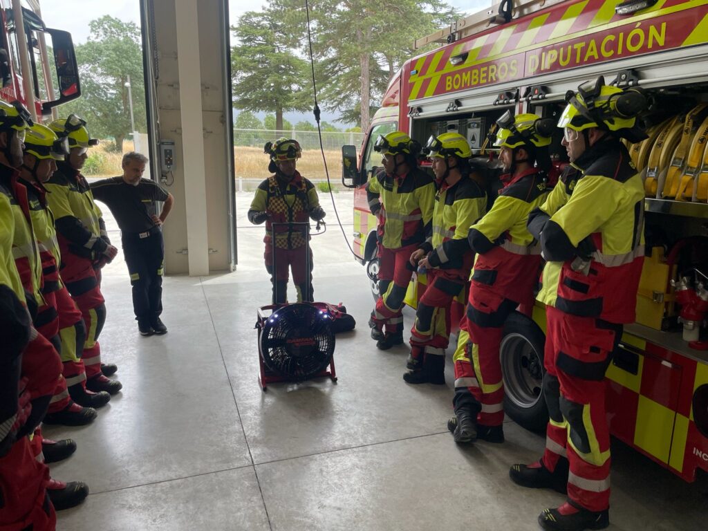Formación bomberos Diputación de Segovia